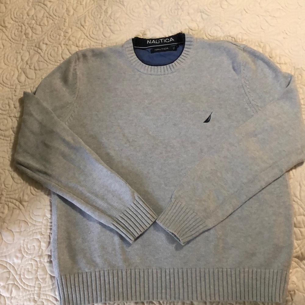 Nautical men’s sweater- small